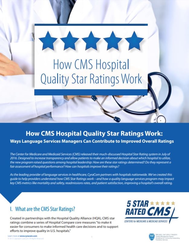 How CMS Hospital Quality Star Ratings Work Whitepaper